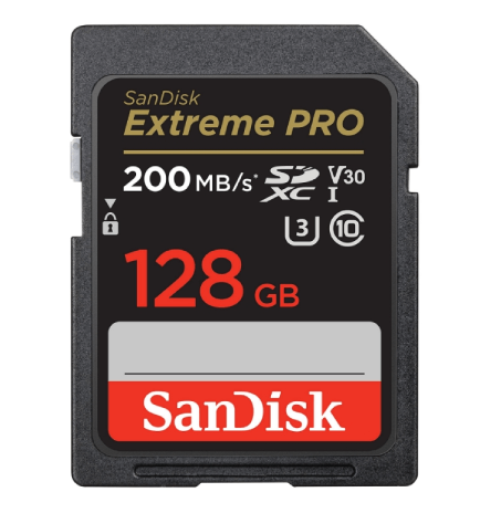 SD Sandisk Extreme Pro 128gb v30