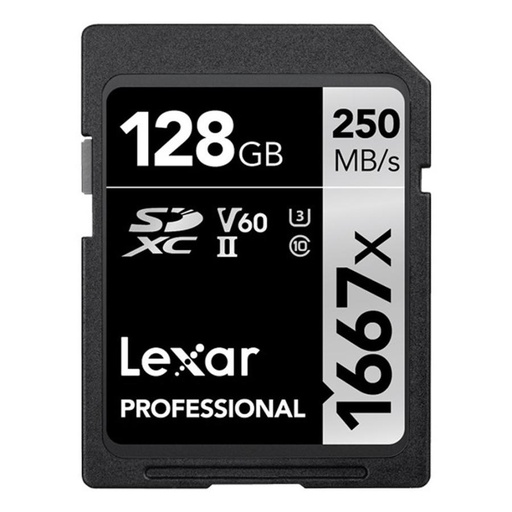 SD Lexar Professional 128gb v60