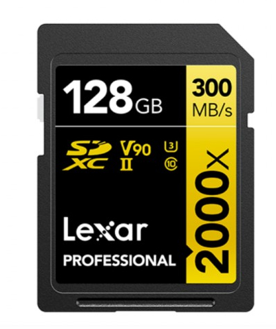 SD Lexar Professional 128gb v90