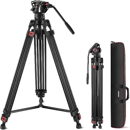 Tripié con cabezal fluido Neewer 200 cm